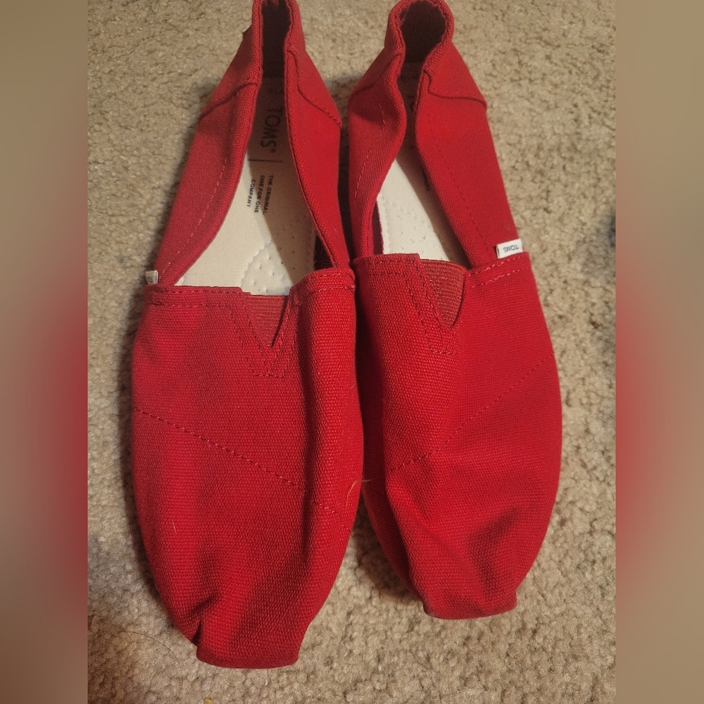 Toms Red Women's Shoes
